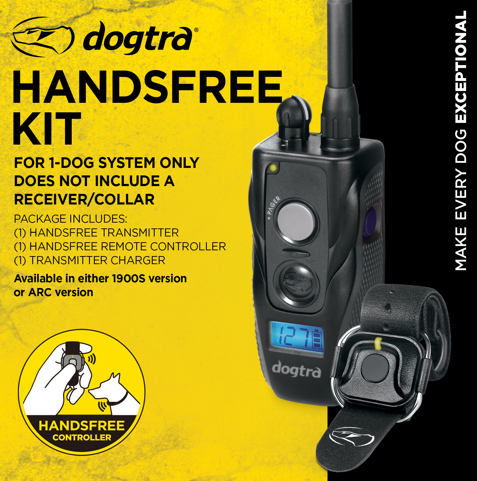 Handsfree Kit for Dogtra ARC