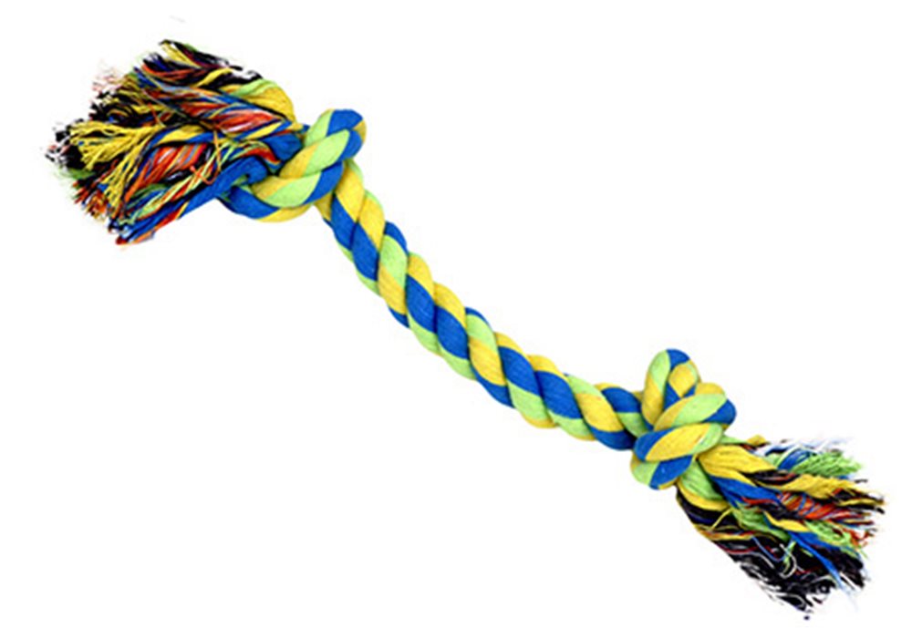 9-inch 2-Knot Rope Toy - Click Image to Close