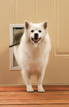 Freedom Aluminum Pet Door - Medium - Click Image to Close