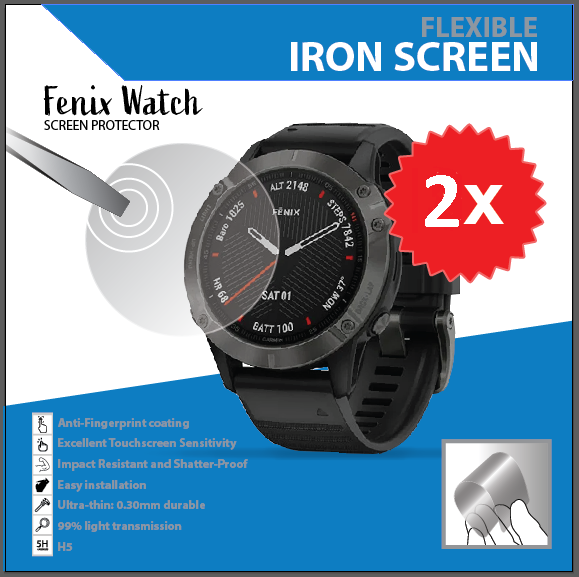 Flexible Iron Screen for Fenix