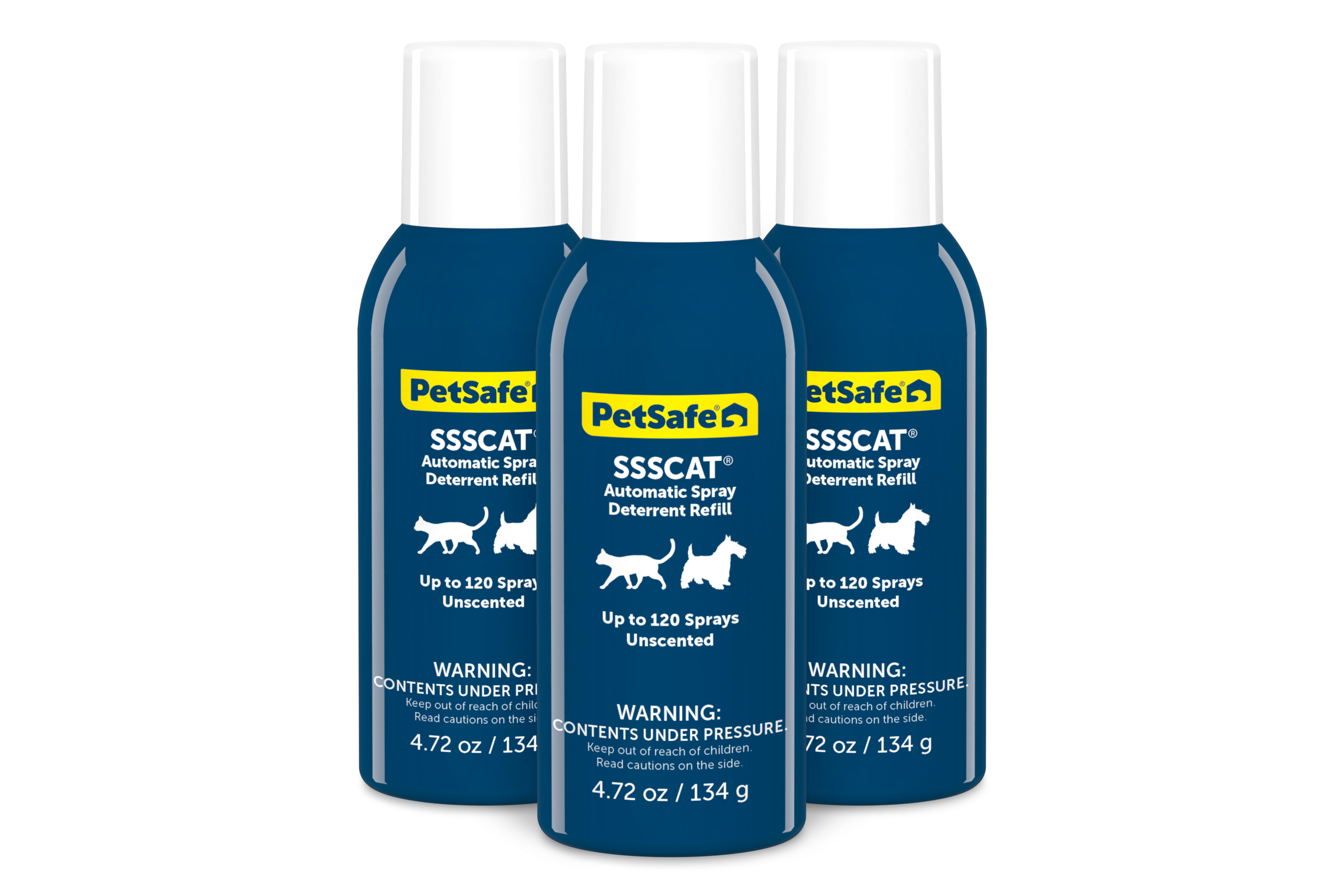 SSSCAT® Refill Can, 3-Pack - Click Image to Close