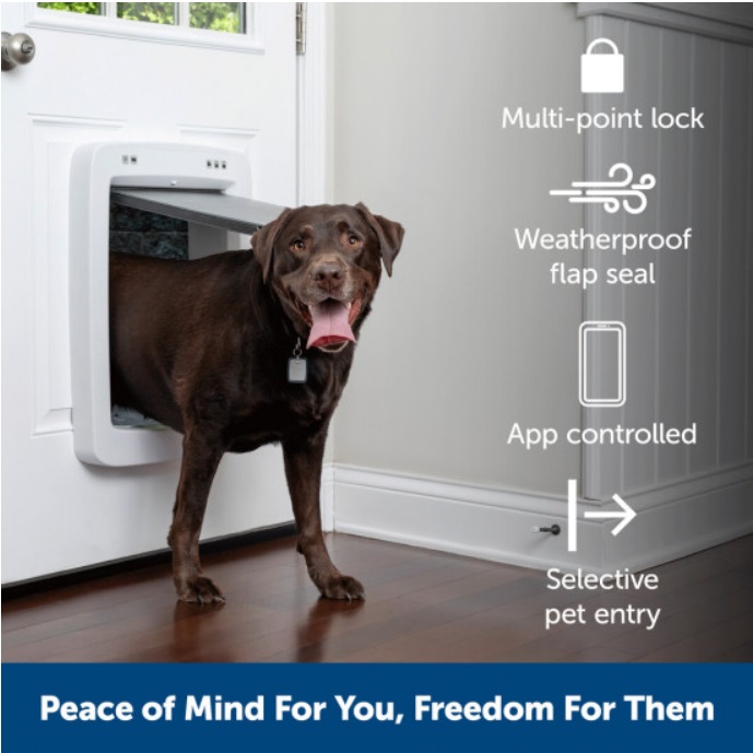 SmartDoor Connected Pet Door-Large - Click Image to Close