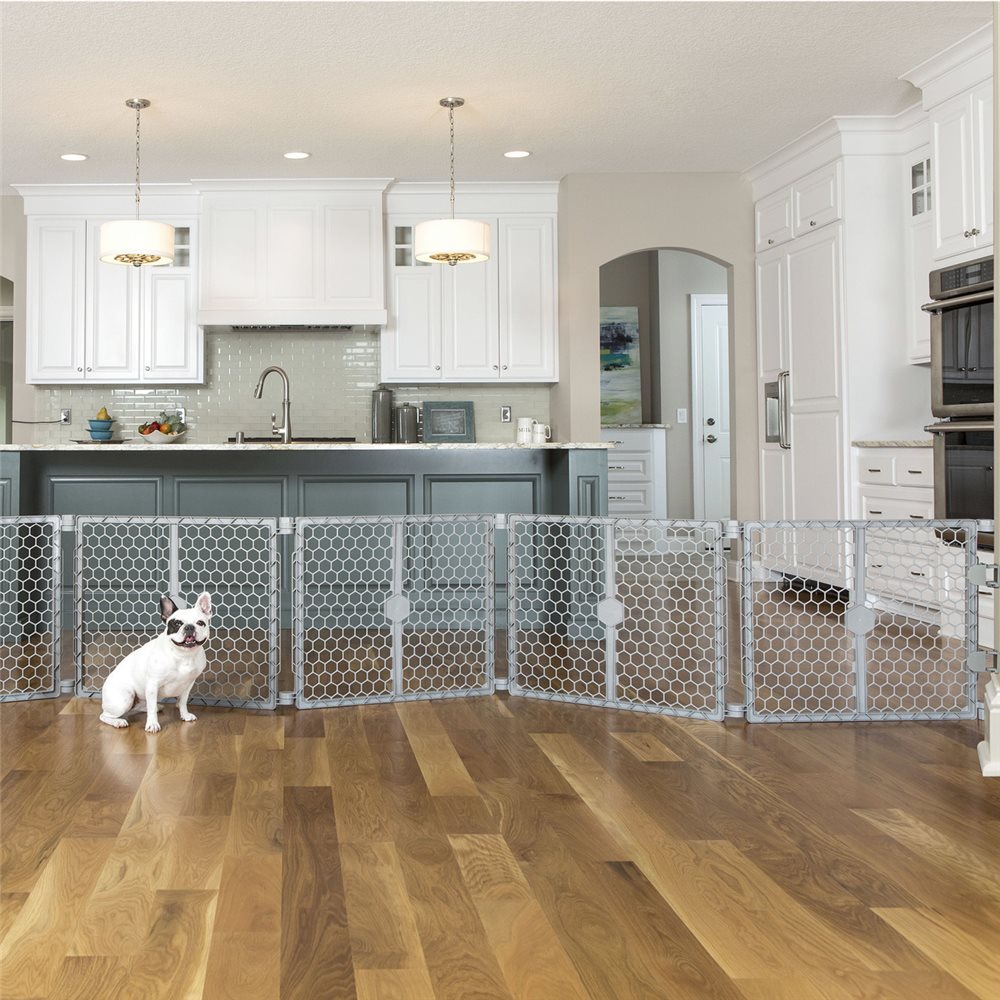 2-IN-1 Plastic Gate and Pet Pen - Click Image to Close
