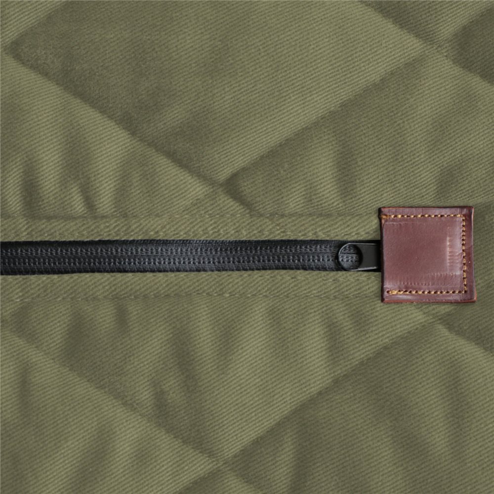 Premium Bench Cover - Green/Tan - Click Image to Close