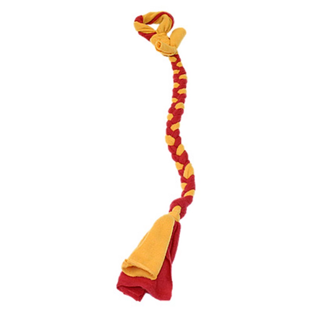 Tether Tug Braided Fleece Toy - Click Image to Close