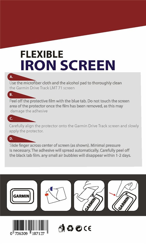 Flexible Iron Screen for Drive Track 71 - Click Image to Close